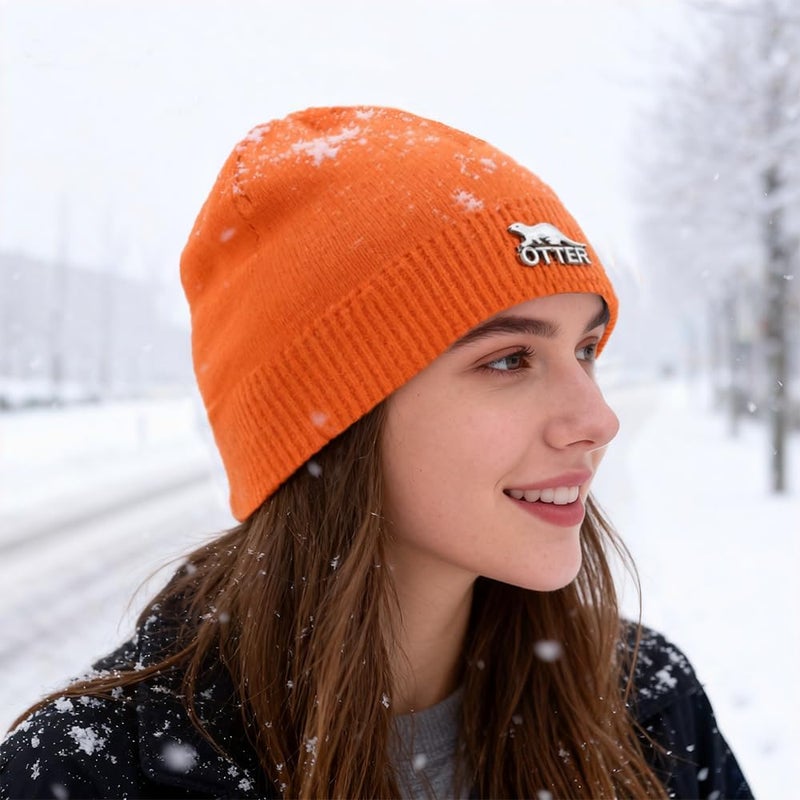OTTER 100% Waterproof Windproof Beanie Hat - Fleece Lined Skull Cap for Men & Women Warm Winter Knit Cap for Hiking, Skiing. - Image 5